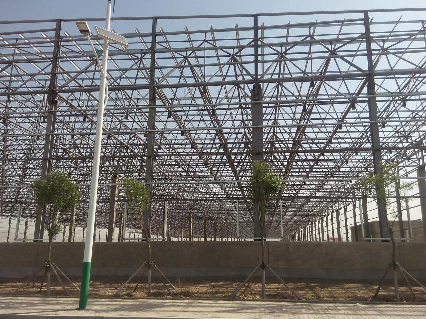 崇明汽车工业厂房网架